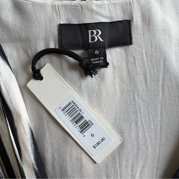 BANANA REPUBLIC Cici Poplin Mini Dress Pleated V Neck - Picture 9 of 12